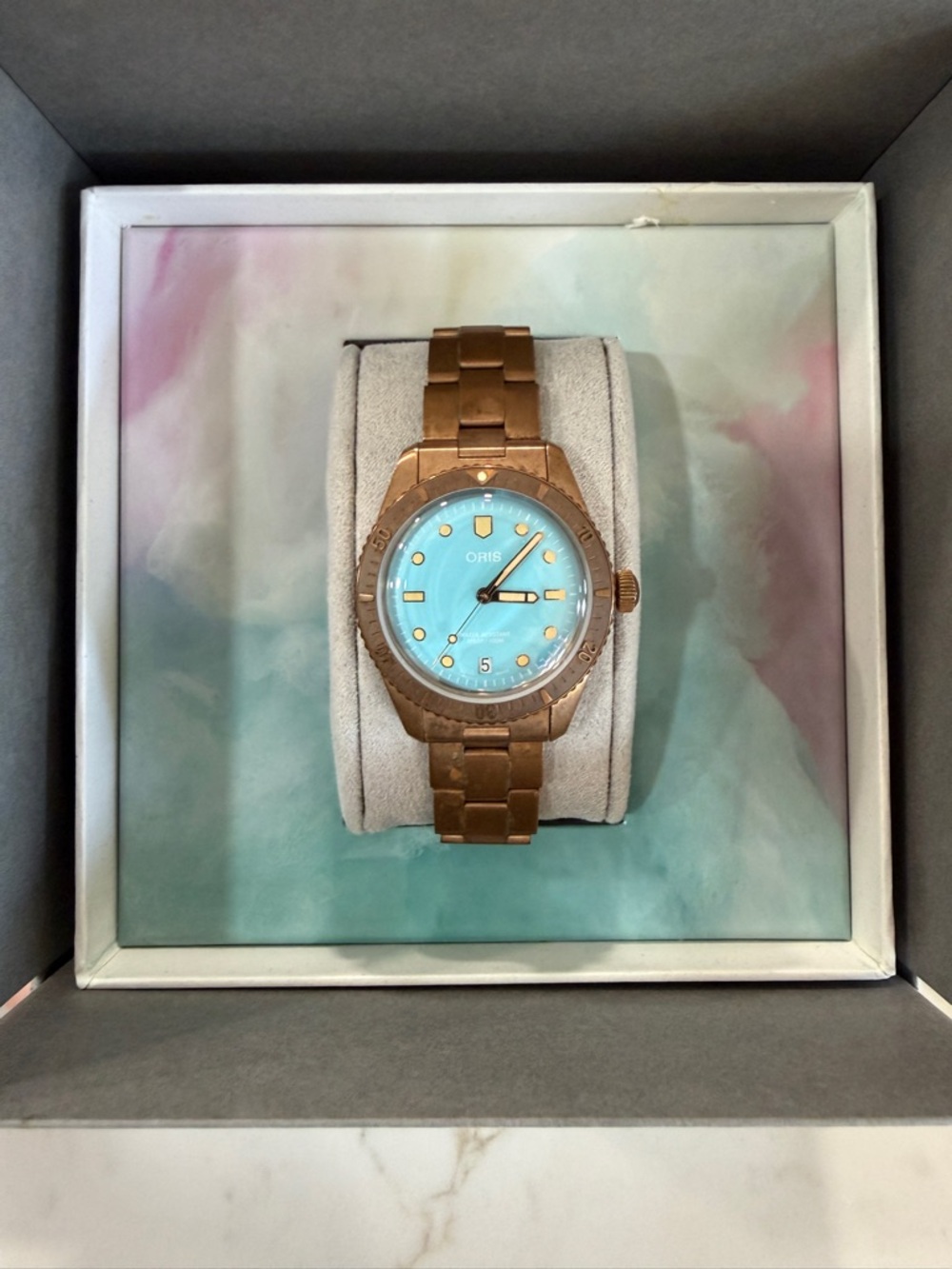 Oris Sixty Five Bronze Cotton Candy